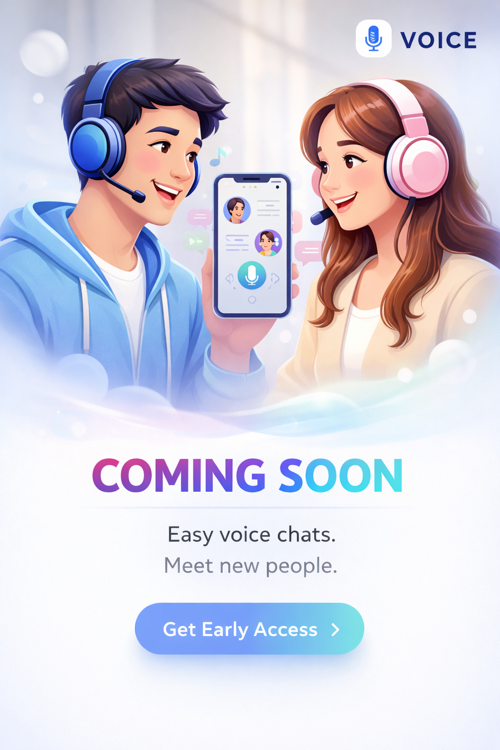 Voice Chat Illustration